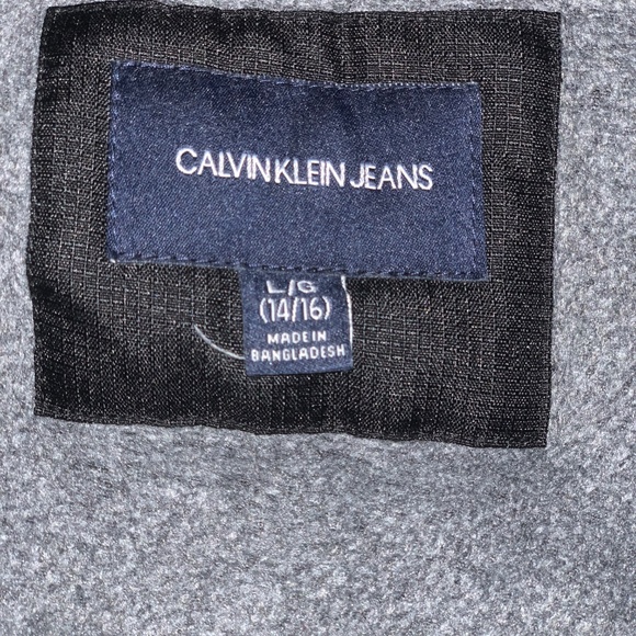 Calvin Klein Boys’ Winter Jacket with Hood — Size 14/16 (Like New) - Picture 5 of 5